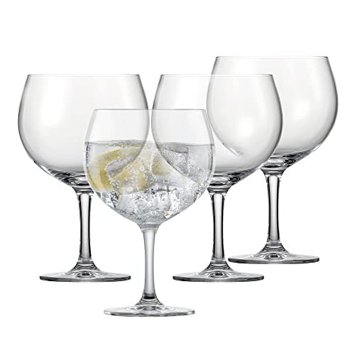 Schott Zwiesel Gin Tonic Bar Special Gläser-Set 4 Stück aus Glas in der Farbe Kristall, Maße: 11,6cm x 11,6cm x 17,8cm, 130002