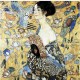 Puzzle Mich�le Wilson Puzzle aus handgefertigten Holzteilen - Gustav Klimt: Dame mit F�cher 350 Teile Puzzle Puzzle-Michele-Wilson-A515-350