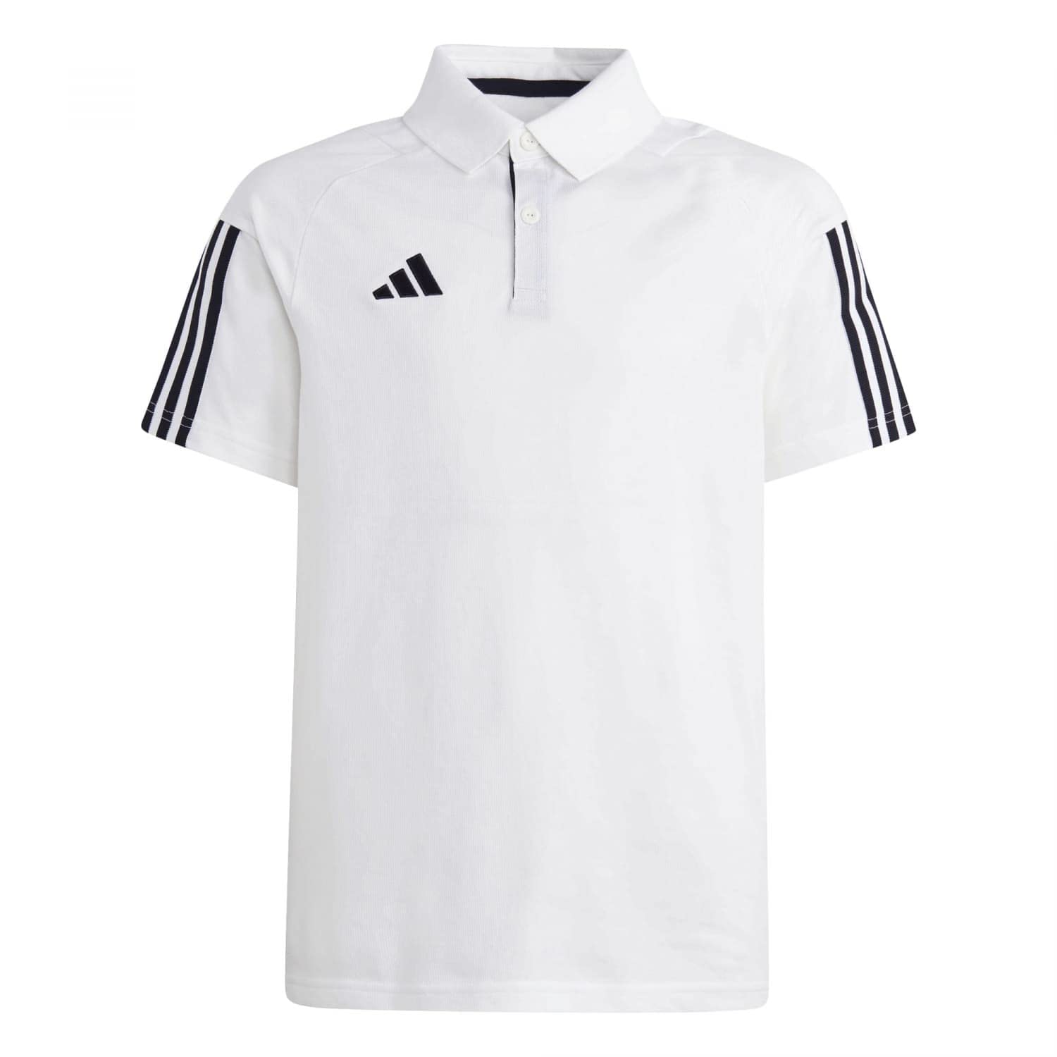 Adidas Unisex Kids Polo Shirt (Short Sleeve) Tiro 23 Competition Cotton Polo Shirt, White, IC4576, 164