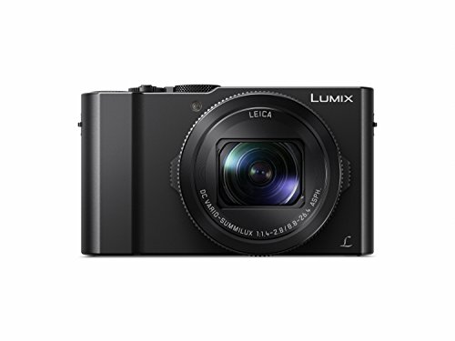 Panasonic DMC-LX15EG-K Lumix Premium Digitalkamera (20,1 Megapixel, Leica DC Vario Summilux Objektiv F1.4-2.8/ 24-72mm, 4K Foto und Video mit Hybrid Kontrast AF) schwarz