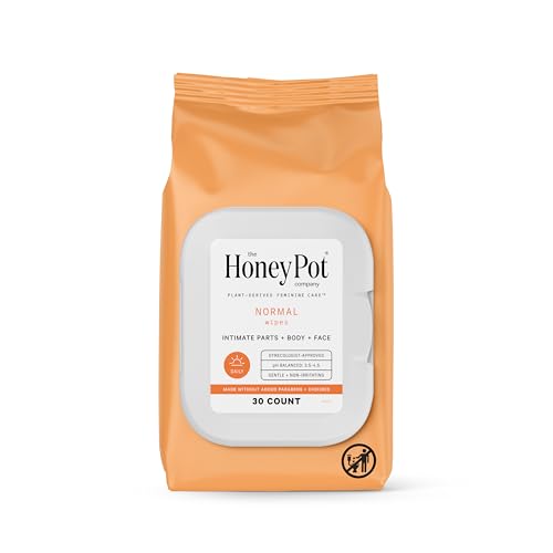 The Honey Pot Company Feuchttücher für Damen, normal, 30 Stück