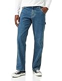 Dickies Herren Relaxed Straight Fit Carpenter Jeans, Getöntes Heritage Khaki, 33W / 32L