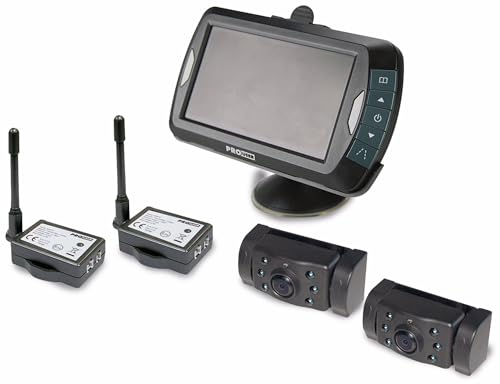 Autokamera »Rückfahrvideosystem«, mit kabellosem LCD Display und 2 Farb-Kameras