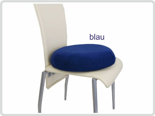 Latexkissen Sitzkissen Sit Ring Anti-Dekubitus-Sitzkissen rund, inkl. Frotteebezug, blau