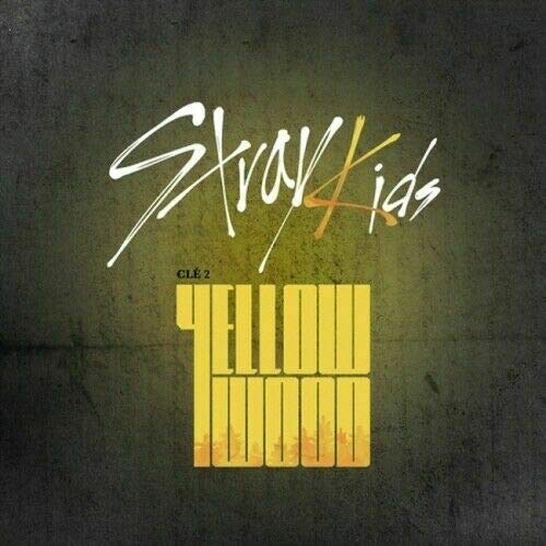 STRAY KIDS - [Cle 2:Yellow Wood Special Album Normal Yellow Wood Ver CD+1p Poster+PhotoBook+3p QR PhotoCard+Extra PhotoCard Set+Tracking K-POP Sealed