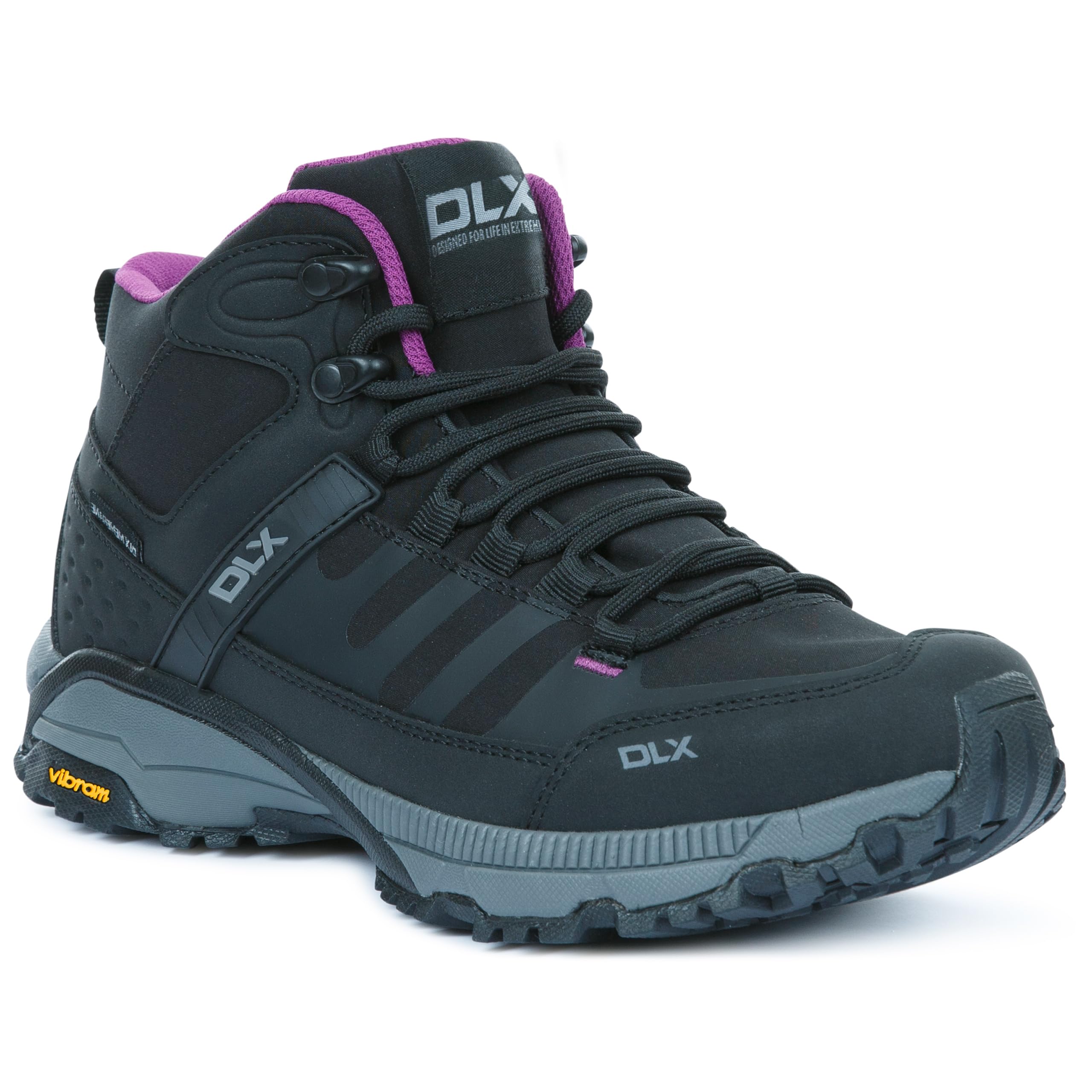 RIONA - FEMALE DLX HIKING BOOT-38-BLACK