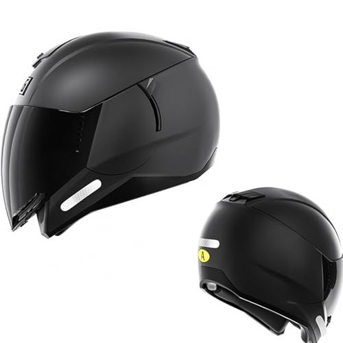 Motorradhelm, halboffener Helm 3/4 mit schwarzer Sonnenblende, DOT-zugelassener Motorrad-Crash-Jet-Helm, Moped-Helm, Vier-Jahreszeiten-Helm, geeignet für Damen und Herren