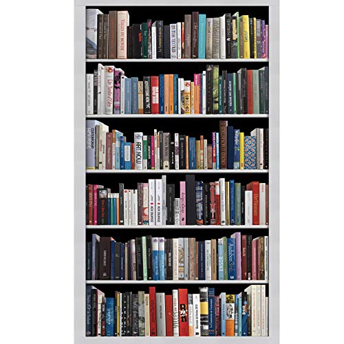 Plage Panorama-Tapete – Zeitgenössisches Bücherregal, Mehrfarbig, 1,5X 2,5m