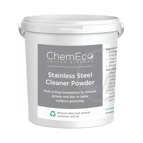 ChemEco UK Edelstahl-Reinigungspulver, 1 kg