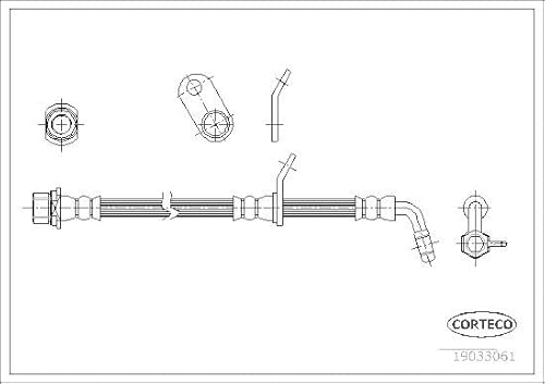 Corteco 19033061 Bremsschlauch