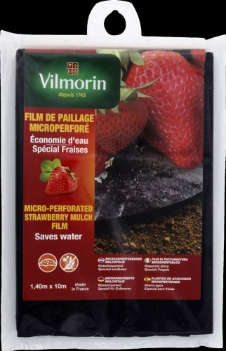 Vilmorin vb04106 Mulchfolie für Erdbeeren Micro perforiert Polyethylen 50 mm 1,40 x 10 m