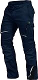 Leib Wächter Flex-Line Workwear Bundhose Arbeitshose mit Spandex (marine/schwarz, 50)