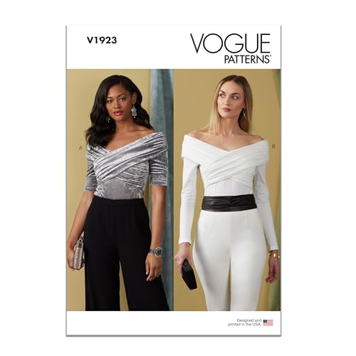 Vogue Patterns V1923B5 Damen Schulterfreier Body B5 (36-38-40)