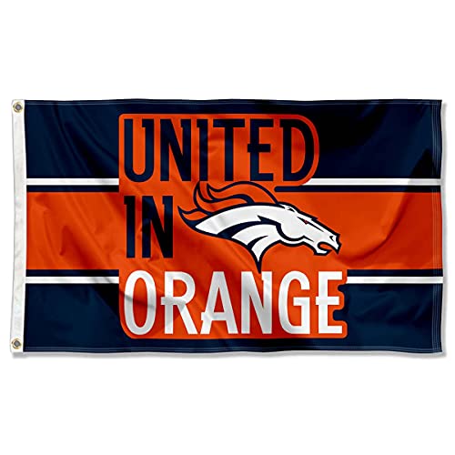 WinCraft Denver Broncos United in Orange 3x5 Outdoor Flag
