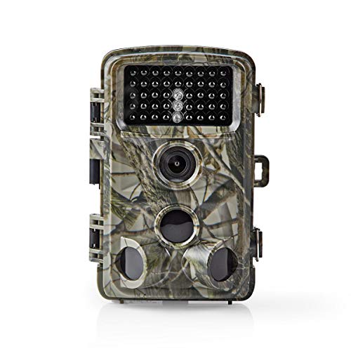 Nedis - HD-Wildkamera - 16 Megapixel - 5 MP CMOS - 108 ° Blickwinkel - 20 m Bewegungserkennung - Tag- und Nachtsicht - Schaltet Sich Automatisch EIN und Aus - Lange Lebensdauer - Tarnung