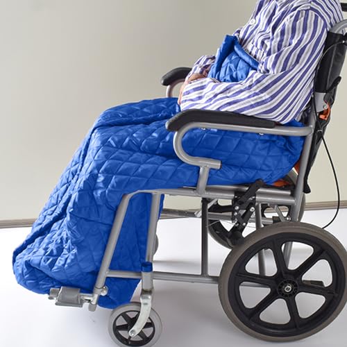 WepMeds Care Rollstuhl-Decke, wasserdichter Universal-Rollstuhl-Fußsack, wärmende Decke für kaltes Wetter, Unterkörperwärmer