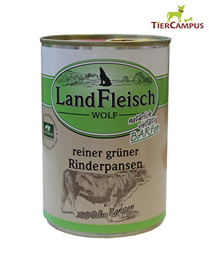 LANDFLEISCH Hundenassfutter »Wolf Barf Pansen«, 12 Dosen á 400 g
