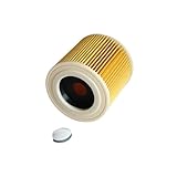 Original Staubsaugerbeutel, HEPA-Filtermodul, Kompatibel For Karcher, Wd3 Premium Wd 3.300 M Wd 3.200 Wd3.500 P 6.959-130 (Color : 5*dust bags+1*filter)
