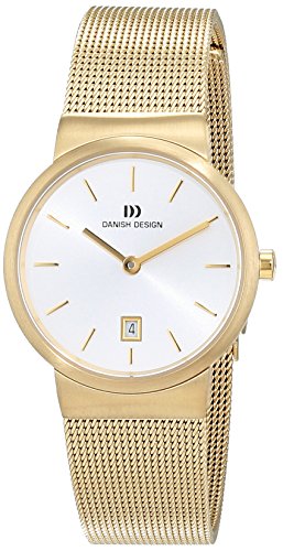 Danish Design Damen Analog Quarz Uhr mit Edelstahl beschichtet Armband 3320213
