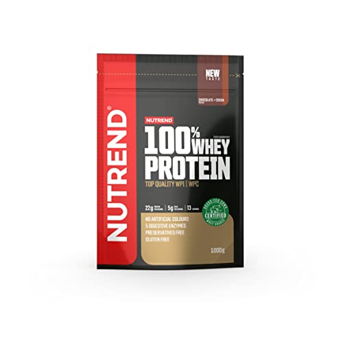Nutrend 100% Whey Protein, 1000g Beutel (Schokolade-Kakao)