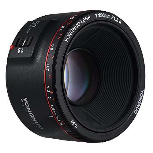 YONGNUO YN EF 50mm f / 1.8 AF-Objektiv 1: 1,8 Standard Prime Blendenöffnung Autofokus für Canon EOS DSLR-Kameras