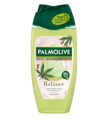 Palmolive Duschgel Natural - Balancing Hanf & Kamille - 6er Pack (6 x 250ml)