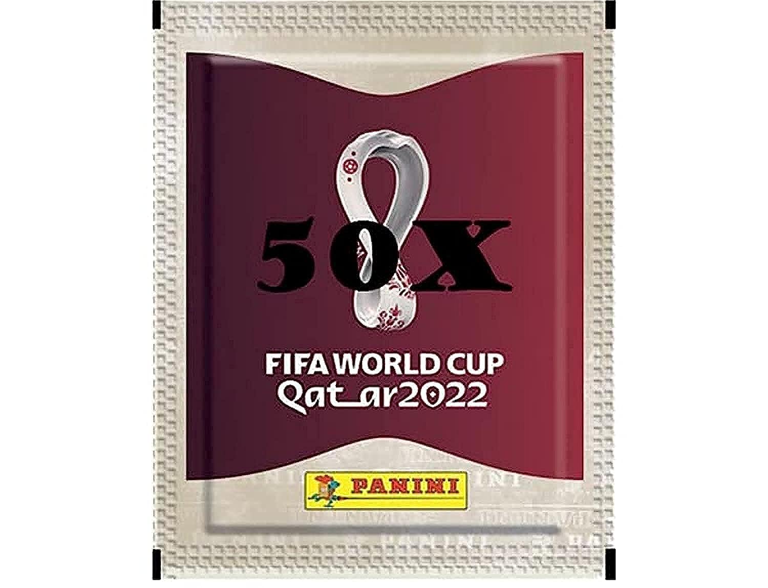 Panini FIFA World Cup Qatar 2022 Offizielle Stickerserie (50x Stickertüten)