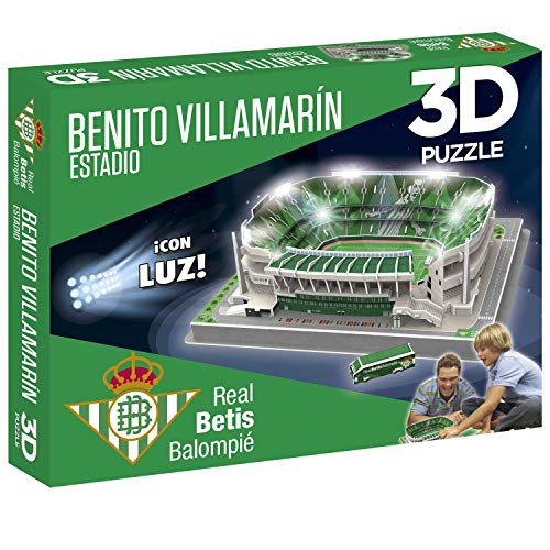 Eleven Force 12036 (R. Betis) mit Licht Puzzle Est 3D Benito Villamarin, bunt, Talla única