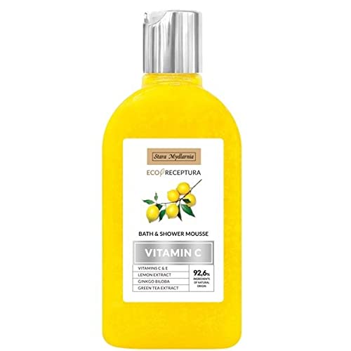 Stara Mydlarnia Duschgel 300 ml auf Basis natürlicher Wirkstoffe – ideales Duschbad für die Körperpflege – Familien-Duschgel für Sie gedacht (Vitamin C, x1)