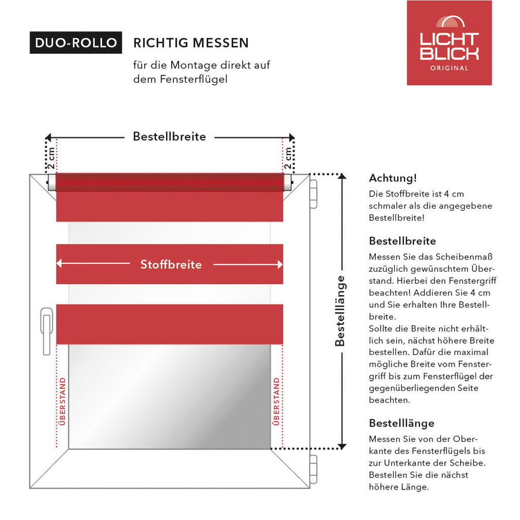 Doppelrollo Duo grün B/L: ca. 70x150 cm 4