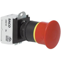 BACO Not-Aus-Schalter mit Statusanzeige Rot Zugentriegelung L22DR01B 1 St. (BAL22DR01B)