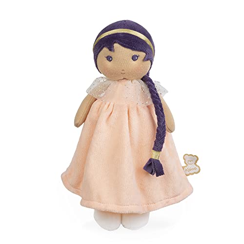 KALOO Tendresse-Meine 1. Puppe aus Stoff Prinzessin Iris K, 25 cm-ab der Geburt, K970010, Pfirsich
