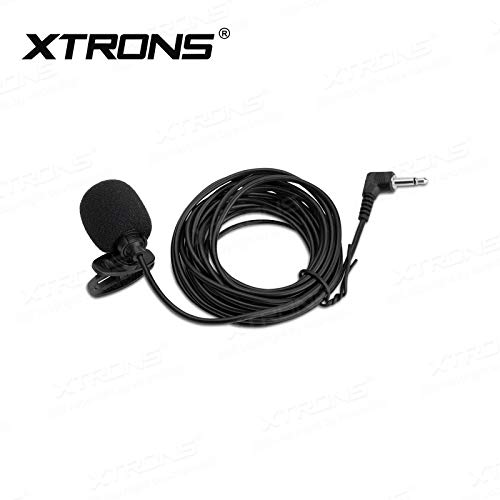 XTRONS 3 Meter Mikrofon für Autoradio Handy PC Auto DVD Multimedia Player Geräte Hands-Free Handfrei Anruf Plug & Play