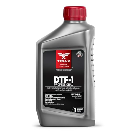 TRIAX DTF-1 Verteilergetriebeöl vollsynthetisch | Lebenslange Füllung | Die ganze Saison bis zu -50 C | Kompatibel mit BMW Xdrive, Audi/VW Quattro, Range Rover, Ford Porsche und viele andere (1 Quart)