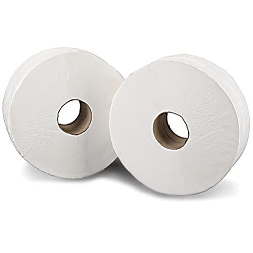 Q-Connect KF03811 Mini-Jumbo-Toilettenpapierrolle, 12 Stück