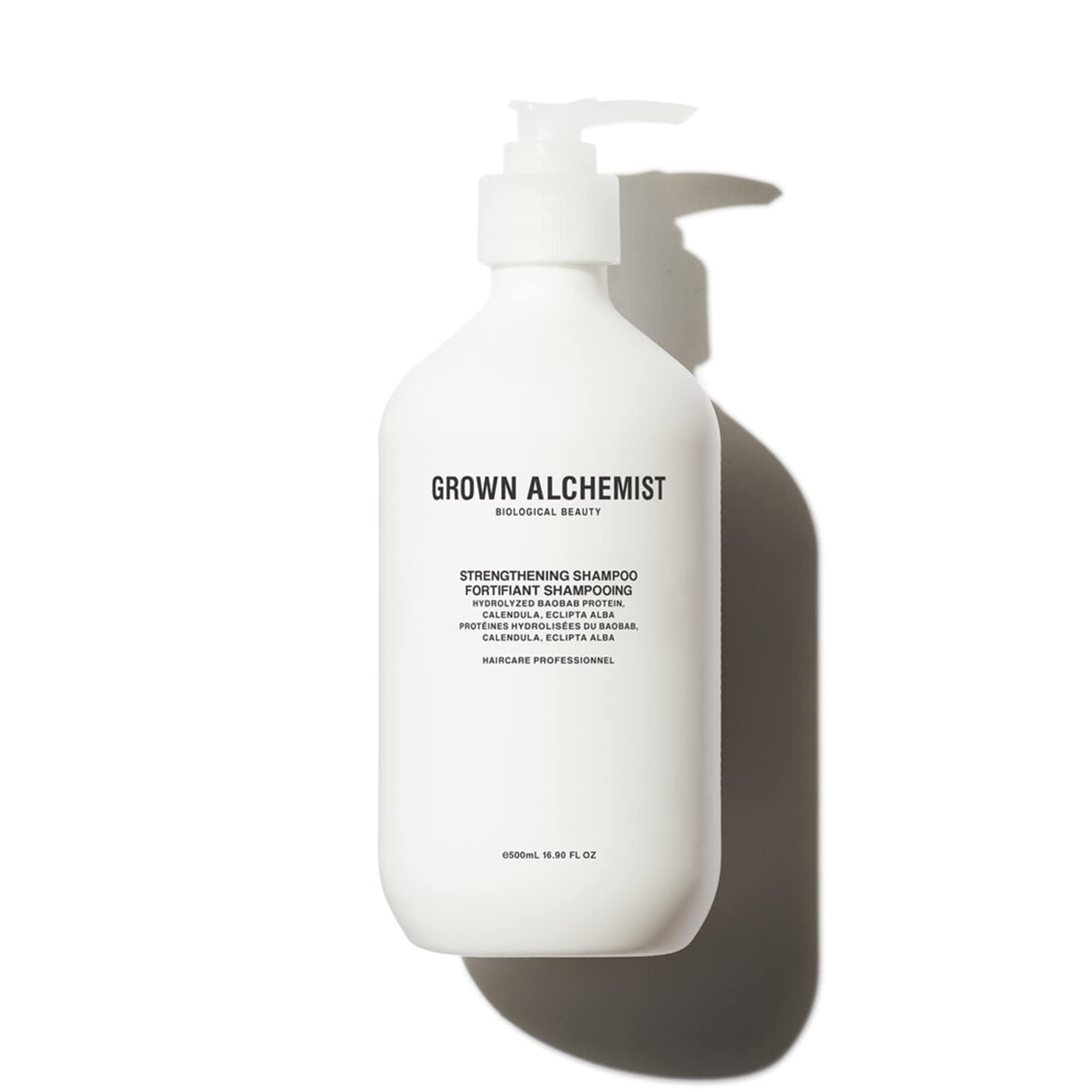 Grown Alchemist Strengthening Shampoo, kräftigendes Haarshampoo, beschleunigt HaarwachstumI, vegan, bio zertifiziert, 500 ml
