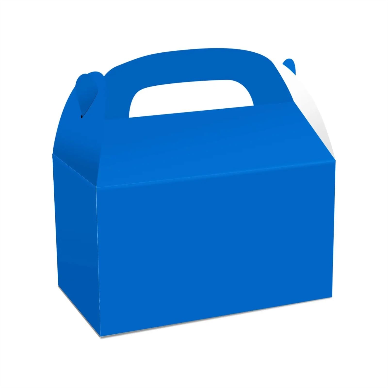 Tragbare Geschenkbox for Hochzeit, Geburtstag, Willkommensparty, Geschenkverpackung, kreative Lunchbox, Süßigkeiten (Color : Blue, Size : 50PCS_16X9.5X9.5CM)