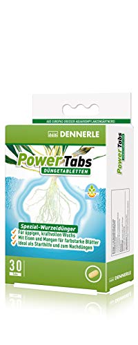 Dennerle PowerTabs Düngetabletten, Spezial Dünger für Aquarienpflanzen - für üppigen, kraftvollen Pflanzenwuchs (30 Stück)