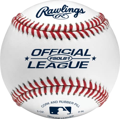Rawlings Offizielle Liga-Baseballs, Flache Nähte, 12 Stück