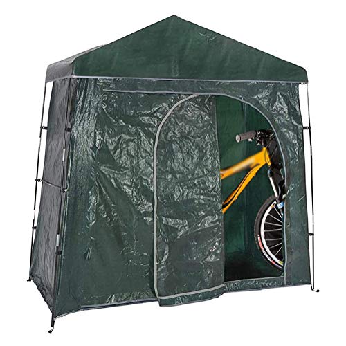 JTYX Fahrradzelt Hochleistungs-Platzsparender Fahrradschuppen im Freien, tragbares Zelt für die Aufbewahrung von Motorrädern im Garten