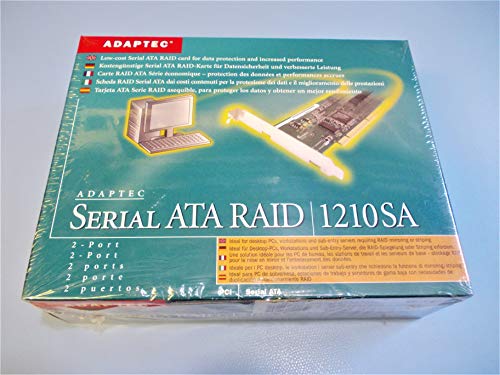 Adaptec Serial ATA RAID 1210SA EFIGS Kit Controller RAID PCI-32Bit 2XS-ATA intern 2 Devices