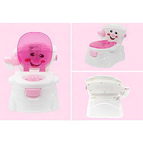 Töpfchen Lerntöpfchen Potty Baby WC Kindertoilette Toilettentrainer Kindertöpfch WC Sitz Lerntöpfchen Toiletten Rosa