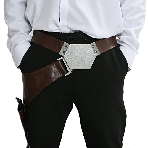 Cosplay Han Solo Kostüm Herren Gürtelholster PU Leder Ankleiden Erwachsene Kleidung Replik Prop