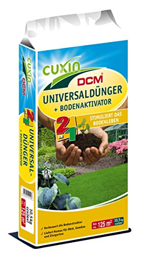 Cuxin Bio Universaldünger 1,5-12 Kg ● für alle Pflanzen ● Obst, Gemüse, Kübelpflanzen und Zierpflanzen (10,5 KG)