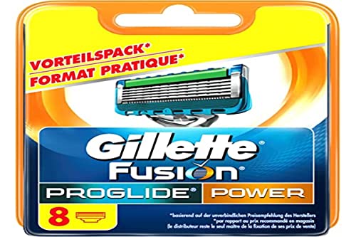 Auslaufmodell Gillette Fusion ProGlide Power Rasierklingen, 8 Stück, standard Verpackung