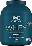Kinetica Whey Protein Powder, 76 Portionen, Banane, 2,27 kg