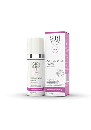 SIRIDERMA Exklusiv Vital Creme | 50 ml | leicht duftend | Glättende Pflege für anspruchsvolle und reife Haut