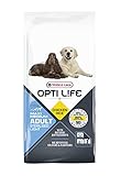 VERSELE-LAGA - Opti Life Adult Light Medium & Maxi - Trockenfutter für große und mittelgroße Hunde mit Übergewicht - 12,5kg