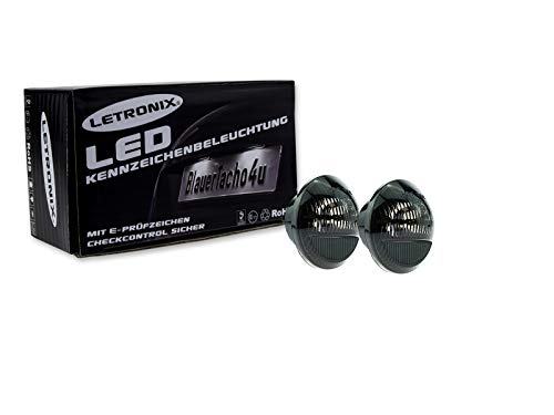 LETRONIX SMD LED Kennzeichenbeleuchtung Module geeignet für F150 F-150 2004-2014 / Ranger 2004-2007 / Explorer 2005-2010 mit E-Prüfzeichen