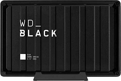 WD_BLACK 8TB D10 Game Drive mit 7200 U/min mit aktiver Kühlung zum Speichern Ihrer umfangreichen Spielesammlung